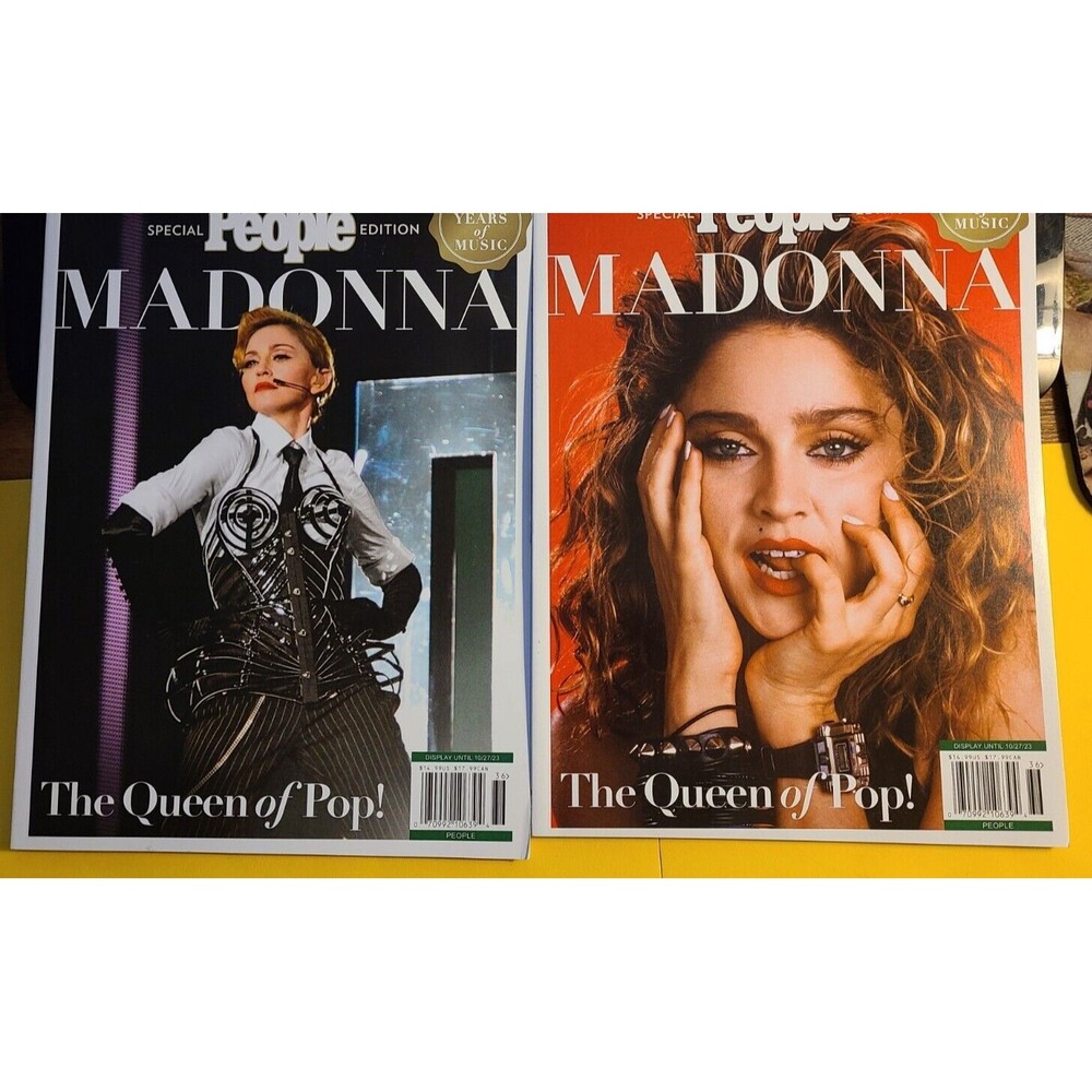 2 Madonna People Magazine Set Brand New